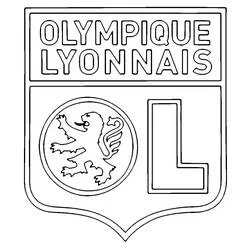Olympique Lyonnais - Dibujos para colorear gratis