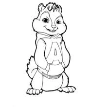 Alvin y the Chipmunks - Dibujos para colorear gratis
