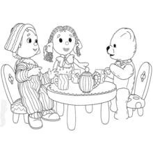 Andy Pandy - Dibujos para colorear gratis