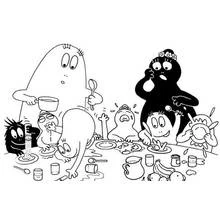 Barbapapa - Dibujos para colorear gratis