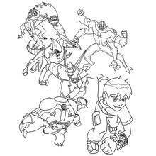 Ben 10 - Dibujos para colorear gratis