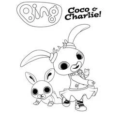 Bing y Flop - Dibujos para colorear gratis Bing y Flop - Dibujos para colorear gratis