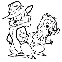 Dibujo Chip y Dale for Kids (Dibujos Animados y Series Animadas) #185787 para colorear e imprimir gratis