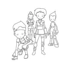 Code Lyoko - Dibujos para colorear gratis