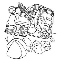 Dinotrux - Dibujos para colorear gratis