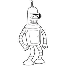 Futurama - Dibujos para colorear gratis
