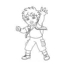 Go Diego! - Dibujos para colorear gratis