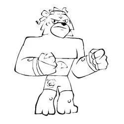Goo Jit Zu - Dibujos para colorear gratis