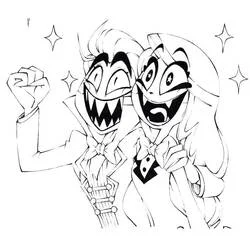Hazbin Hotel - Dibujos para colorear gratis Hazbin Hotel - Dibujos para colorear gratis