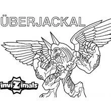 Dibujo de Überjackal de Invizimals para colorear