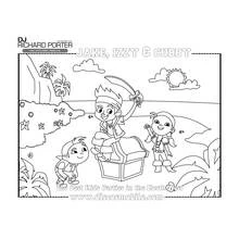 Diseño Jake y the Never Land Pirates (Dibujos Animados y Series Animadas) #42513 para colorear, descarga e impresión gratuita