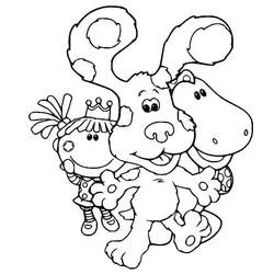 Las Pistas de Blue - Dibujos para colorear gratis