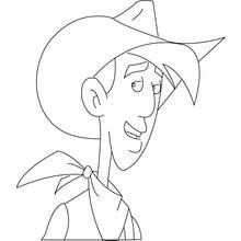 Lucky Luke - Dibujos para colorear gratis