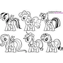 My Little Pony - Dibujos para colorear gratis