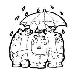 Oddbods - Dibujos para colorear gratis