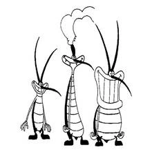 Oggy y the Cockroaches - Dibujos para colorear gratis