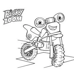 Ricky Zoom - Dibujos para colorear gratis