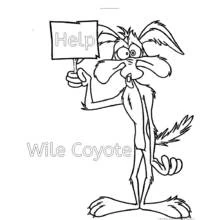 Road Runner y Wile E. Coyote - Dibujos para colorear gratis