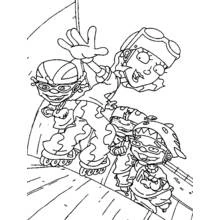 Rocket Power - Dibujos para colorear gratis