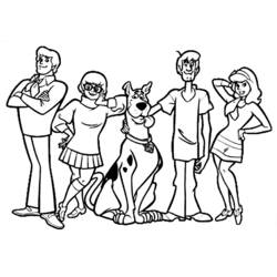 Scooby Doo - Dibujos para colorear gratis