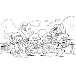 Smurfs - Dibujos para colorear gratis