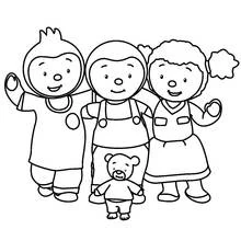 Bonito dibujo Tchoupi y Doudou (Dibujos Animados y Series Animadas) #34079 para imprimir y colorear en casa