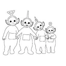 Bonito dibujo Teletubbies (Dibujos Animados y Series Animadas) #49676 para imprimir y colorear en casa