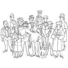 Tintin - Dibujos para colorear gratis