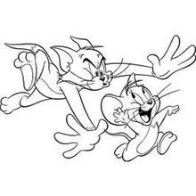 Tom y Jerry - Dibujos para colorear gratis