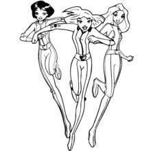Totally Spies - Dibujos para colorear gratis