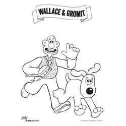 Wallace y Gromit - Dibujos para colorear gratis Wallace y Gromit - Dibujos para colorear gratis