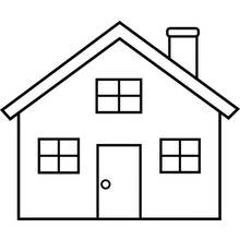 Casa - Dibujos para colorear gratis