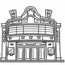 Cine - Dibujos para colorear gratis