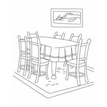 Comedor - Dibujos para colorear gratis