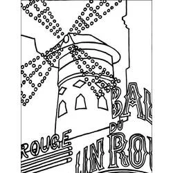 Moulin Rouge - Dibujos para colorear gratis