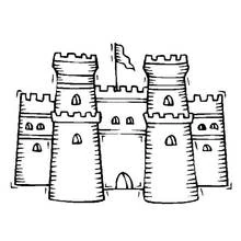 Palacio - Dibujos para colorear gratis