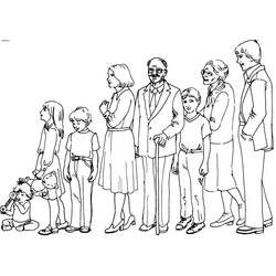 Familia - Dibujos para colorear gratis Familia - Dibujos para colorear gratis
