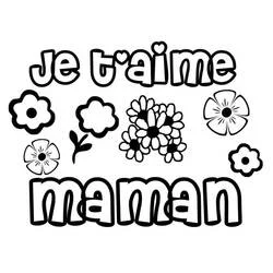 Te Amo Mamá - Dibujos para colorear gratis Te Amo Mamá - Dibujos para colorear gratis