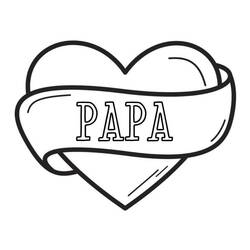 Te Amo Papá - Dibujos para colorear gratis Te Amo Papá - Dibujos para colorear gratis