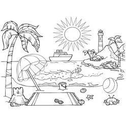 Vacaciones - Dibujos para colorear gratis Vacaciones - Dibujos para colorear gratis