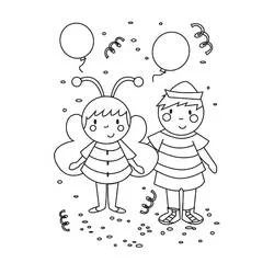 Carnaval - Dibujos para colorear gratis