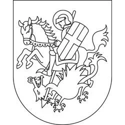 Día de San Jorge - Dibujos para colorear gratis