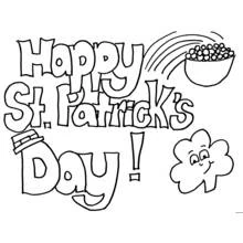 Día de San Patricio - Dibujos para colorear gratis