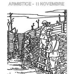 Día del Armisticio - Dibujos para colorear gratis