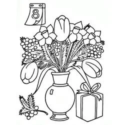Día Internacional de la Mujer - Dibujos para colorear gratis
