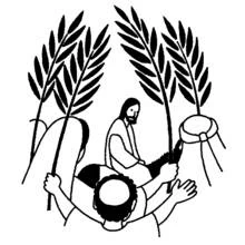 Domingo de Ramos - Dibujos para colorear gratis