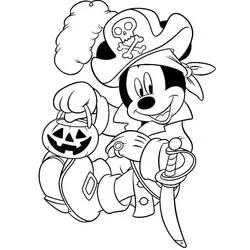 Halloween Disney - Dibujos para colorear gratis