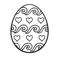 Huevo de Pascua - Dibujos para colorear gratis
