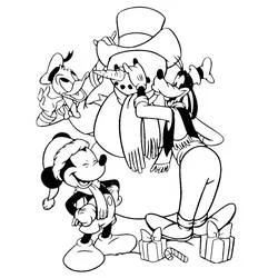 Navidad Disney - Dibujos para colorear gratis
