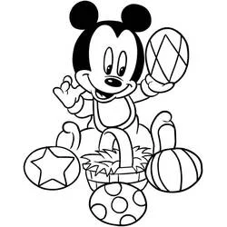 Pascua Disney - Dibujos para colorear gratis